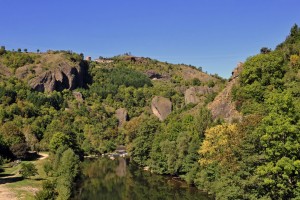 gorges de l'allier GR 65 chemin de compostelle