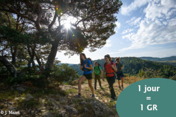 Randonneurs en Haute-Loire