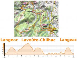 Randonnée Alti'Ligérienne - Carte du circuit Rando sportive