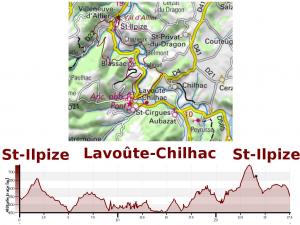 Randonnée Alti'Ligérienne - Carte du circuit patrimoine