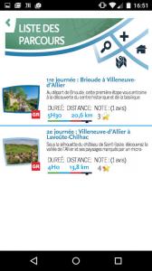 sources et gorges de l'allier GR 470-appli randomobile