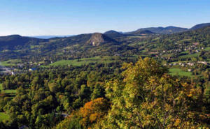 Pays des sucs et du meygal - vue depuis le suc de chapteuil- Ch Bertholet