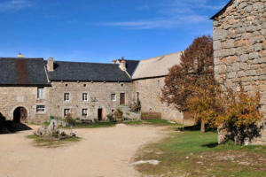 Cour intérieur du  domaine du Sauvage - Photo de Ch. Bertholet